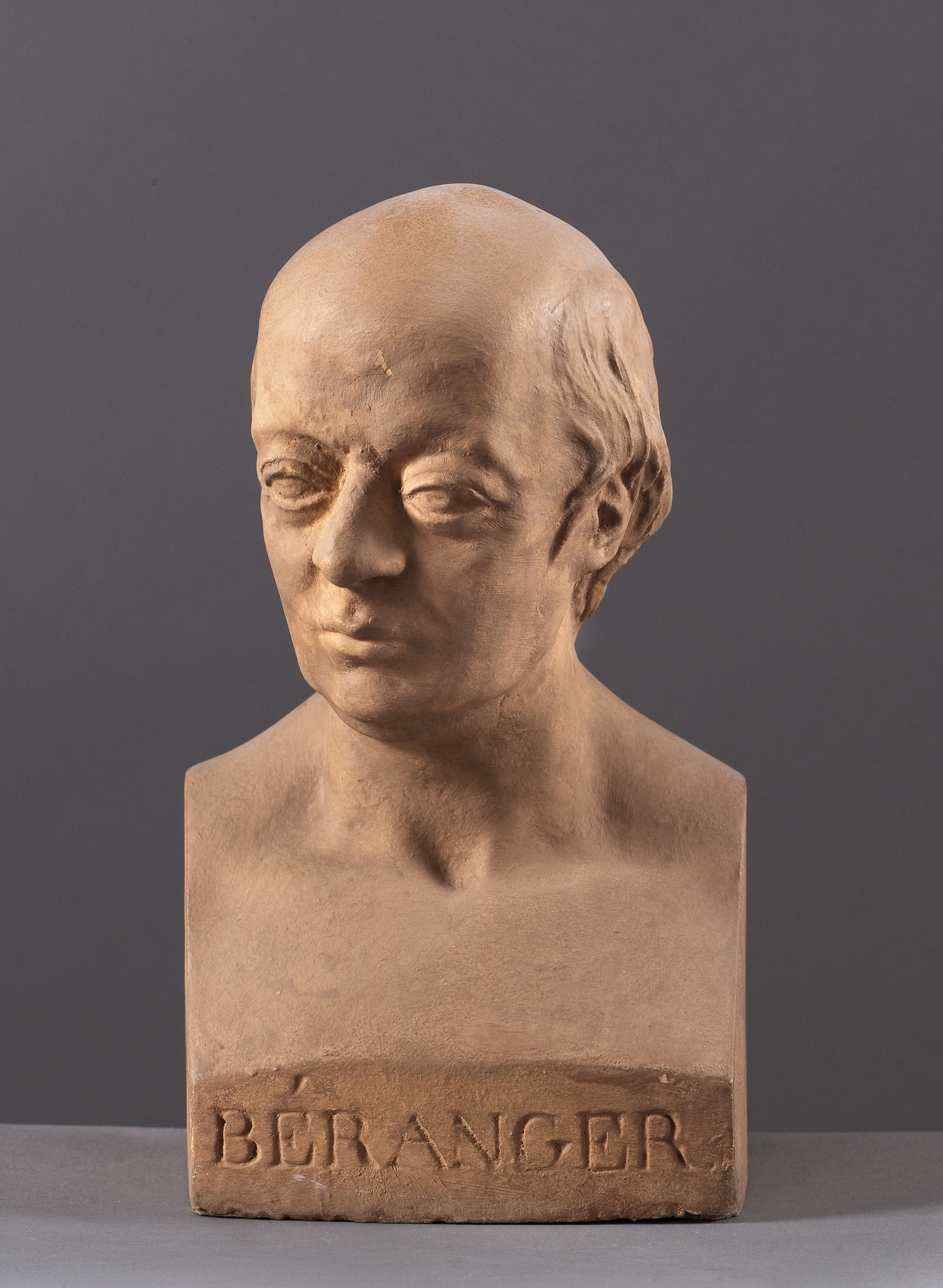 Jean Pierre Dantan, Portrait sérieux de Pierre-Jean de Beranger (1780-1857), chansonnier