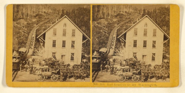 Benjamin West Kilburn, Rail Road on to Mt. Washington.
