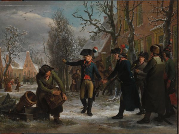 Adriaan de Lelie, Generaal Daendels neemt afscheid van luitenant-kolonel Krayenhoff
