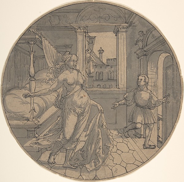 Georg Pencz, Joseph and Potiphar's Wife