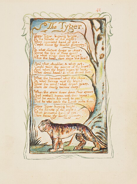 William Blake, Songs of Experience: The Tyger