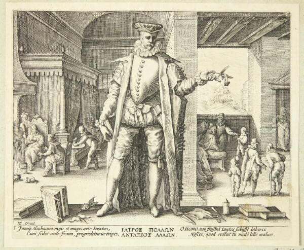 Hendrick Goltzius, Lægen som menneske