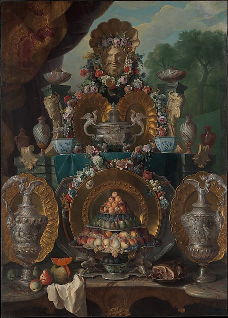 Alexandre François Desportes, Still Life with Silver
