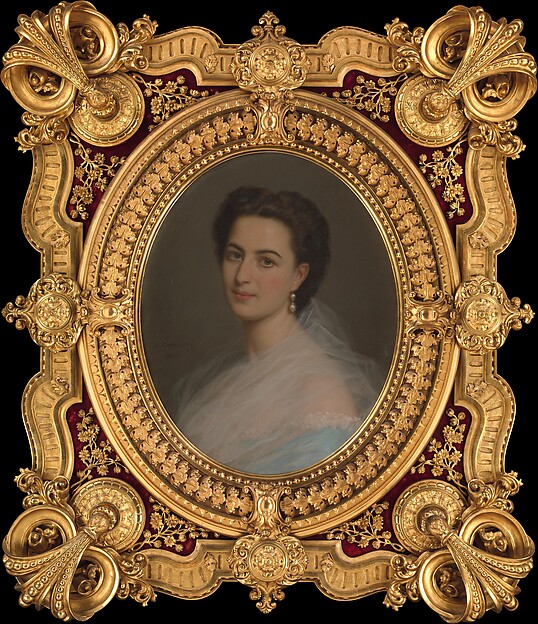 Michele Gordigiani, Portrait of a Woman (Marianna Panciatichi, marchesa Paolucci delle Roncole, 1835–1919, or her sister-in-law, Beatrice Ferrari-Corbelli di Reggio, contessa di Lucciano)