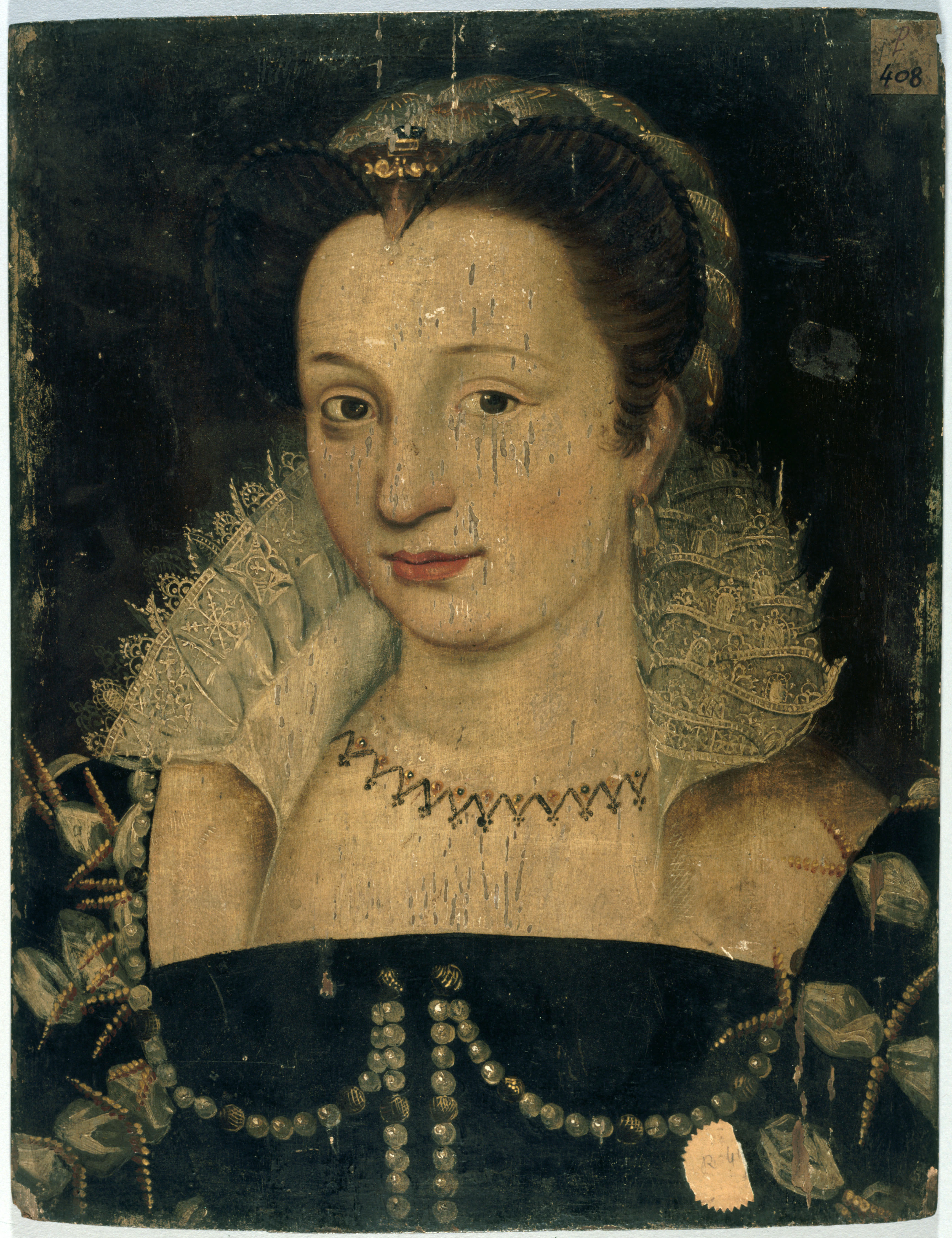 Anonyme, Portrait de femme, dit de Gabrielle d'Estrées (1573-1599)