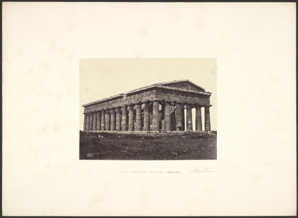 Giorgio Sommer, The Temple of Neptune, Paestum