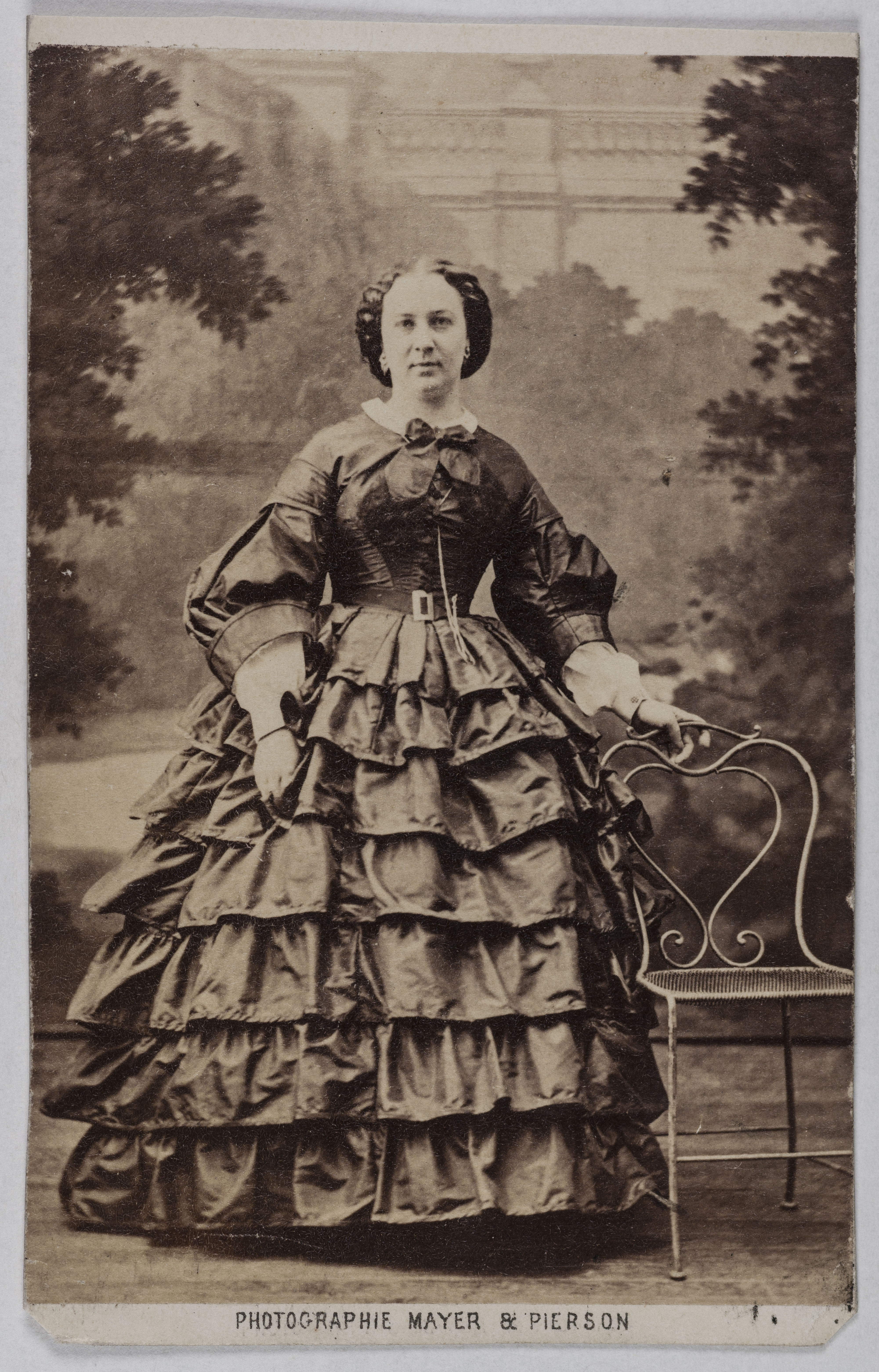 Mayer Frères et Pierson, Portrait de Gabrielle (actrice aux Bouffes)