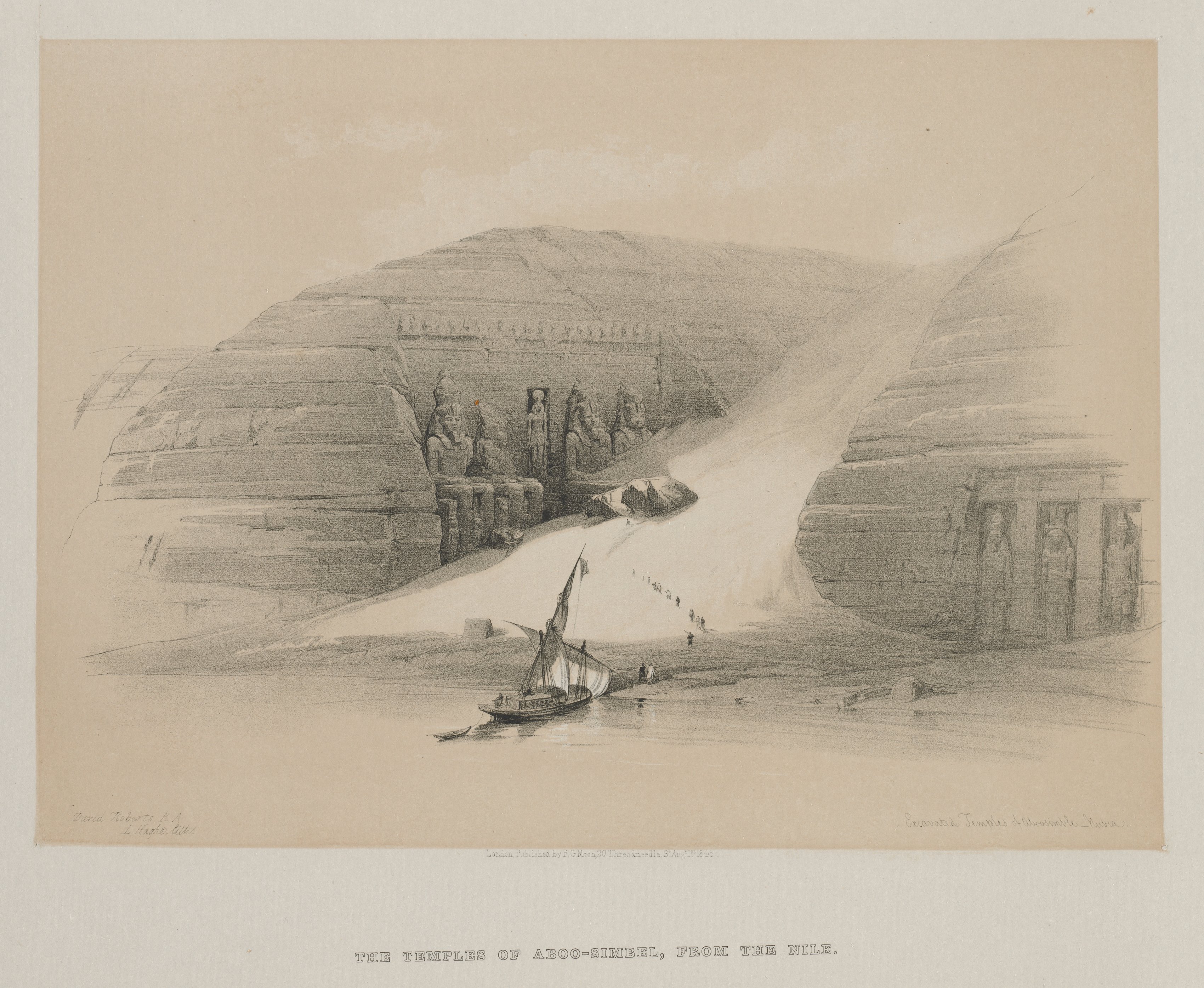 Louis Haghe, Egypt and Nubia, Volume II: Excavated Temples of Abo Simble, Nubia