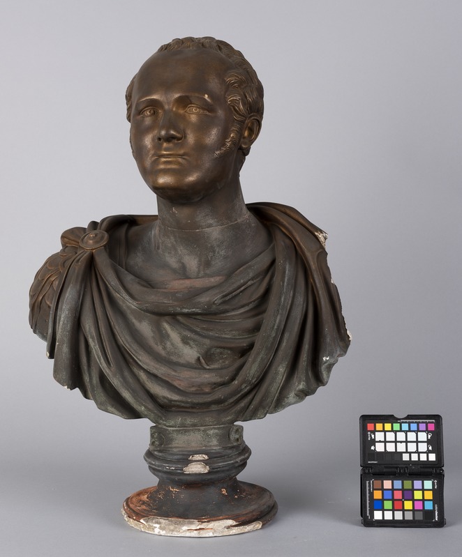 19. artist of the century (author) Unidentified, Aleksander I portreebüst antikiseerivas laadis