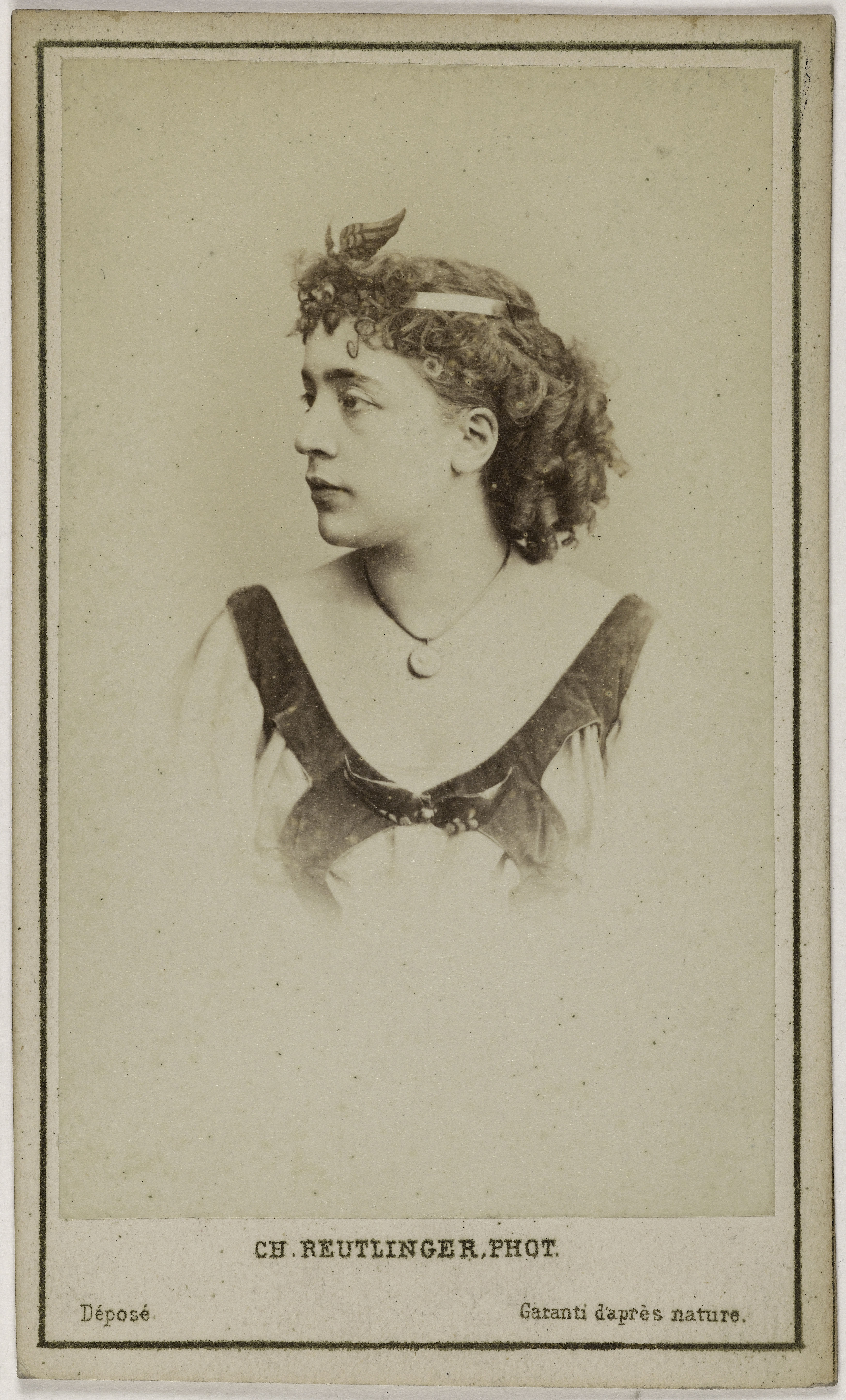 Charles Reutlinger, Portrait de Marie Daguy (actrice au théâtre du Châtelet)