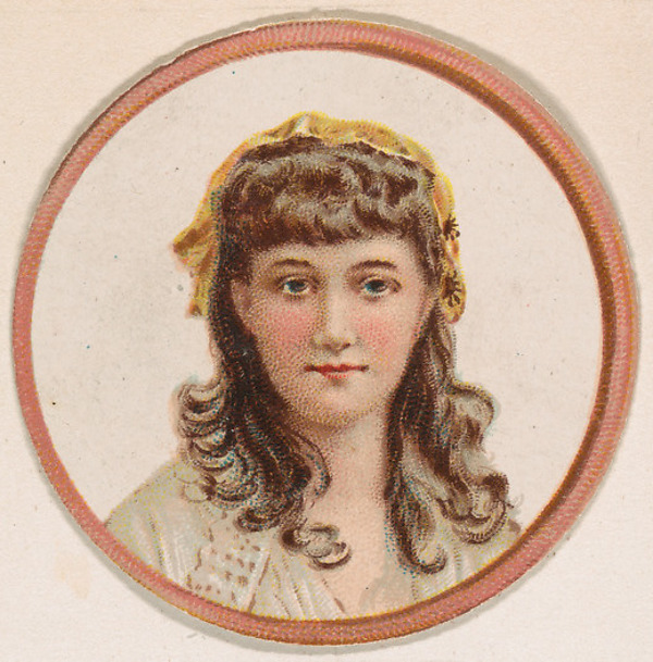 Kinney Brothers Tobacco Company, Portrait of woman, from the Novelties series (N228, Type 2) issued by Kinney Bros.