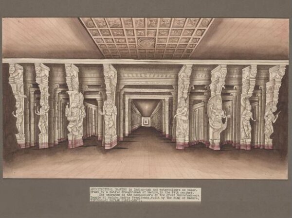 Unknown, Interior of Tirumala Nayak's choultry
