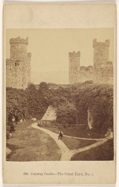 Francis Bedford, Conway Castle - The Court Yard, No. 1