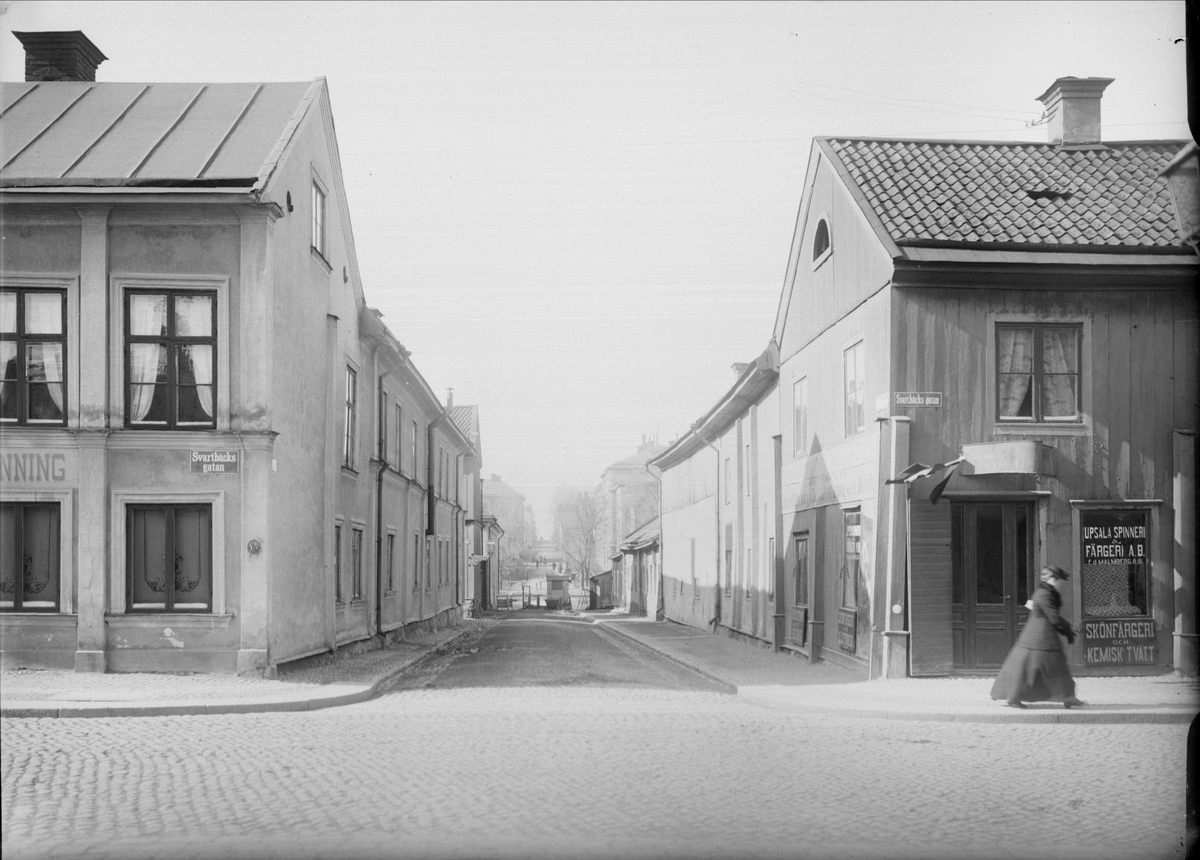 Alfred Dahlgren, Linnégatan - Svartn, Dragarbrunn, Uppsala 1901 - 1902