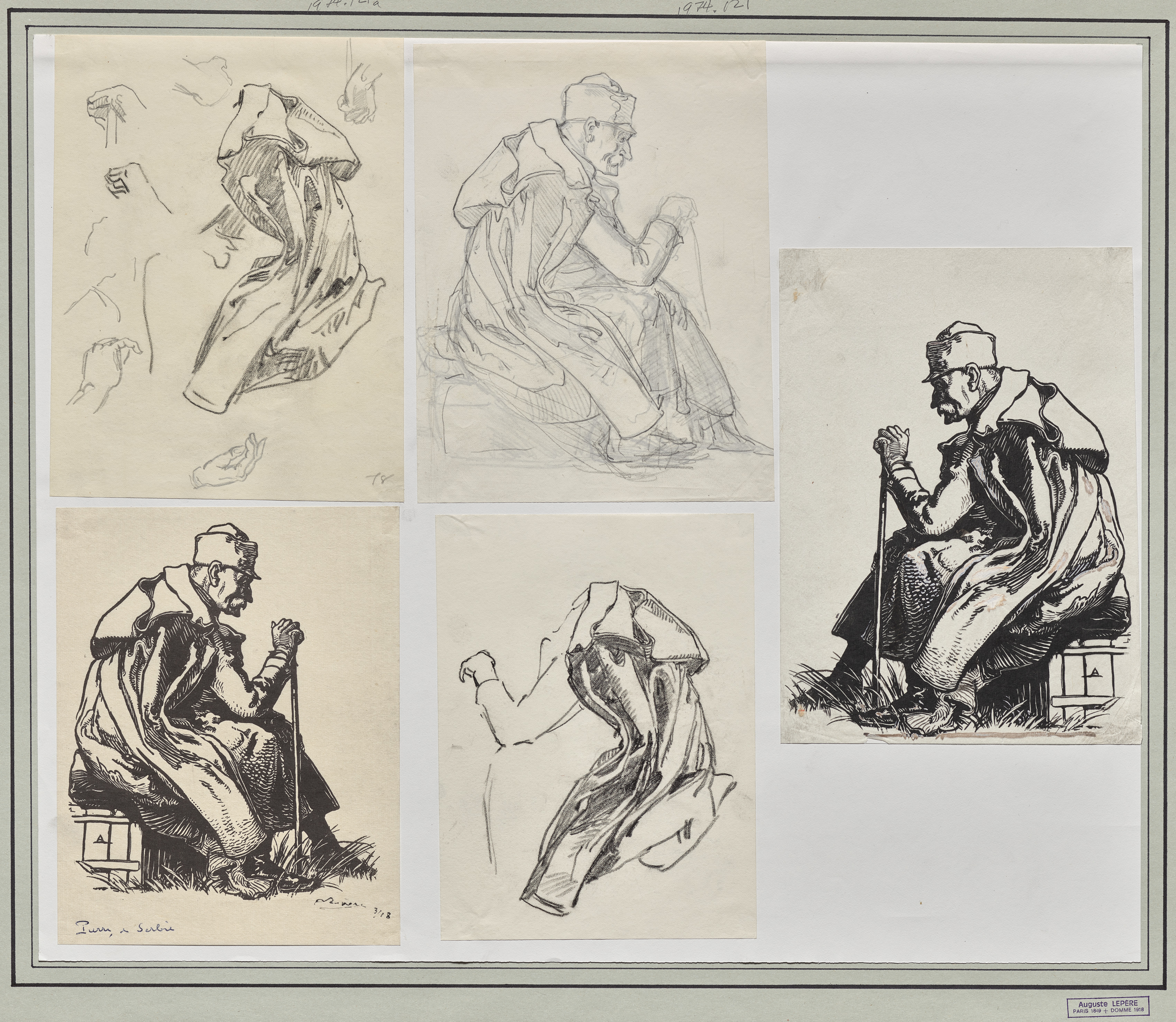 Auguste Louis Lepère, Le roi Pierre de Serbie