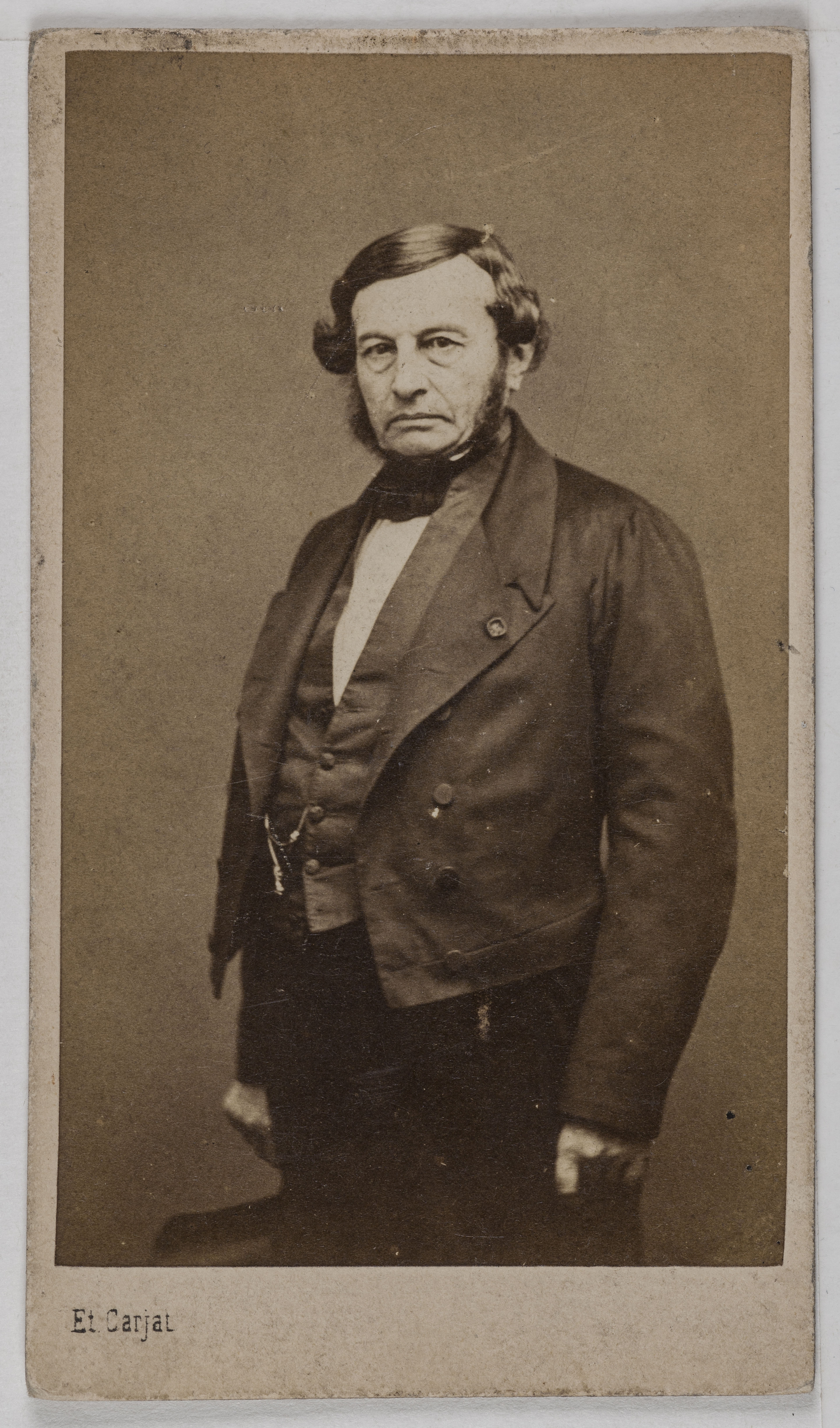 Carjat & Cie, Portrait de Malgaigne Joseph François, (1806-1865), (chirurgien, président de l'Académie de médecine, député de Paris)