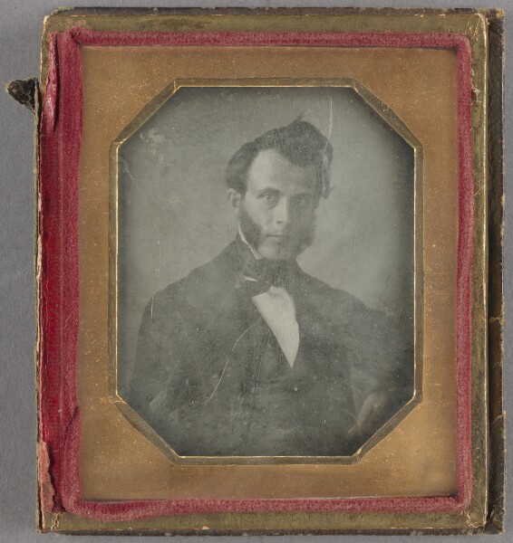 Unknown, [Portrait of a Man with Muttonchop Whiskers]