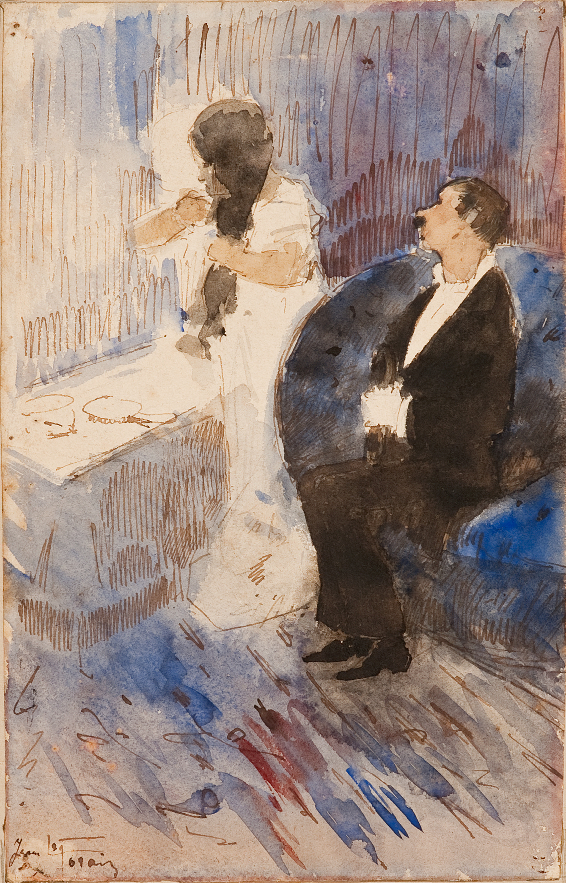 Jean-Louis Forain, Untitled (In the Dressing Room)