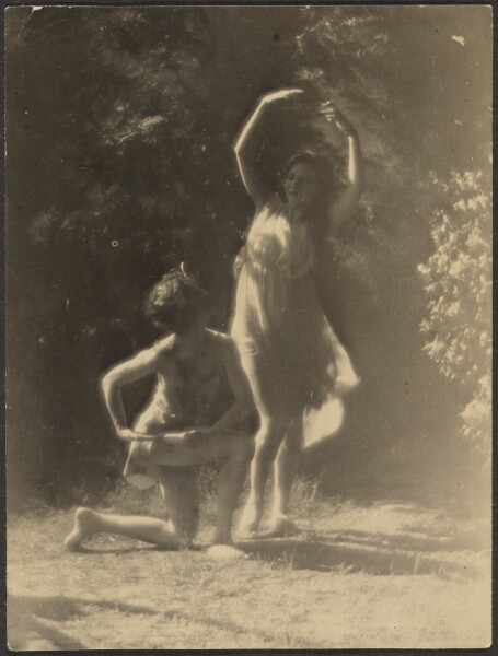 Louis Fleckenstein, [Dancers in Garden]