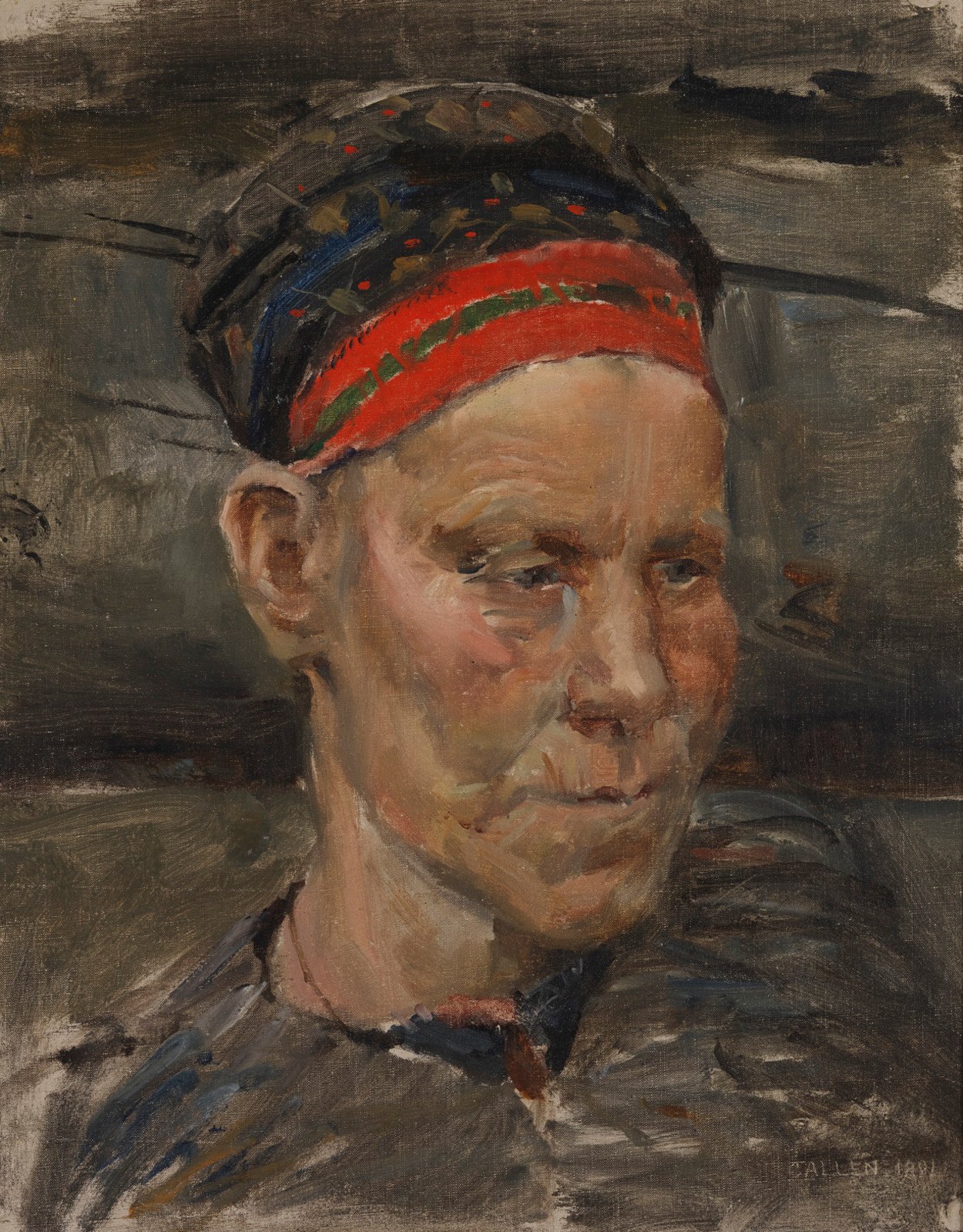 Akseli Gallen-Kallela, Portrait of a Karelian Woman