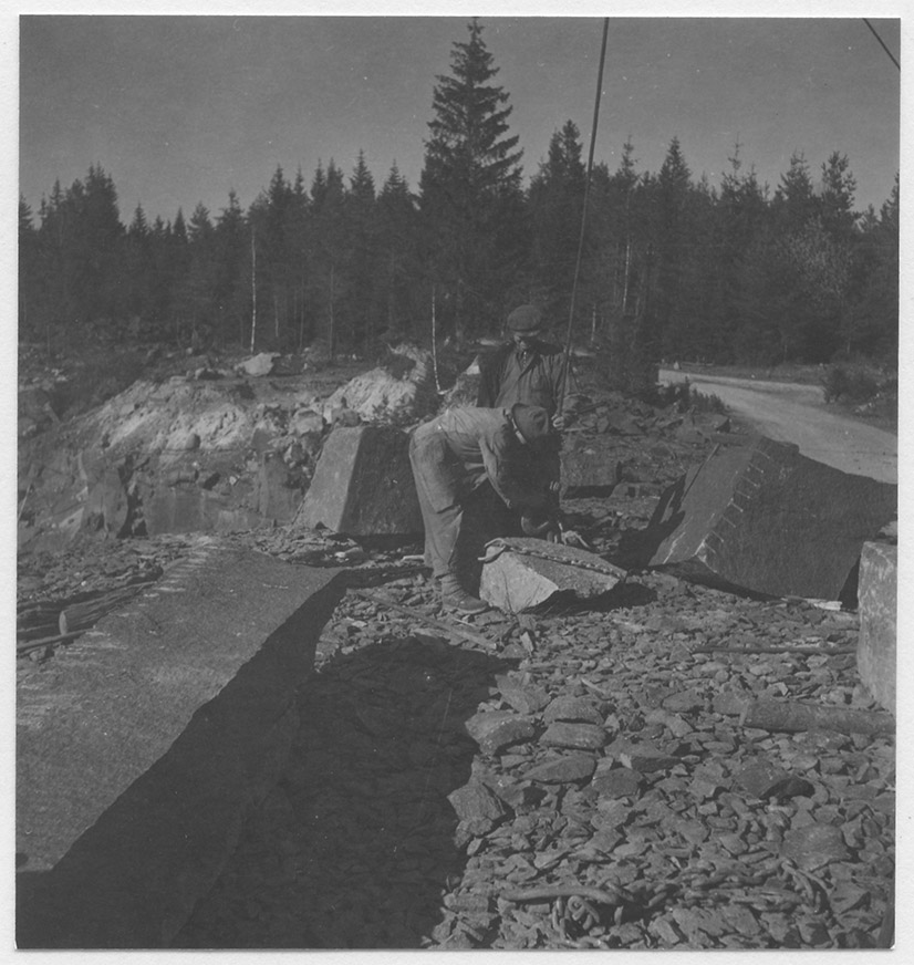 Mårten Sjöbeck, Såganäs stenbrott
