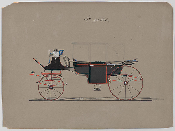 Brewster & Co., Design for Landau, No. 3554