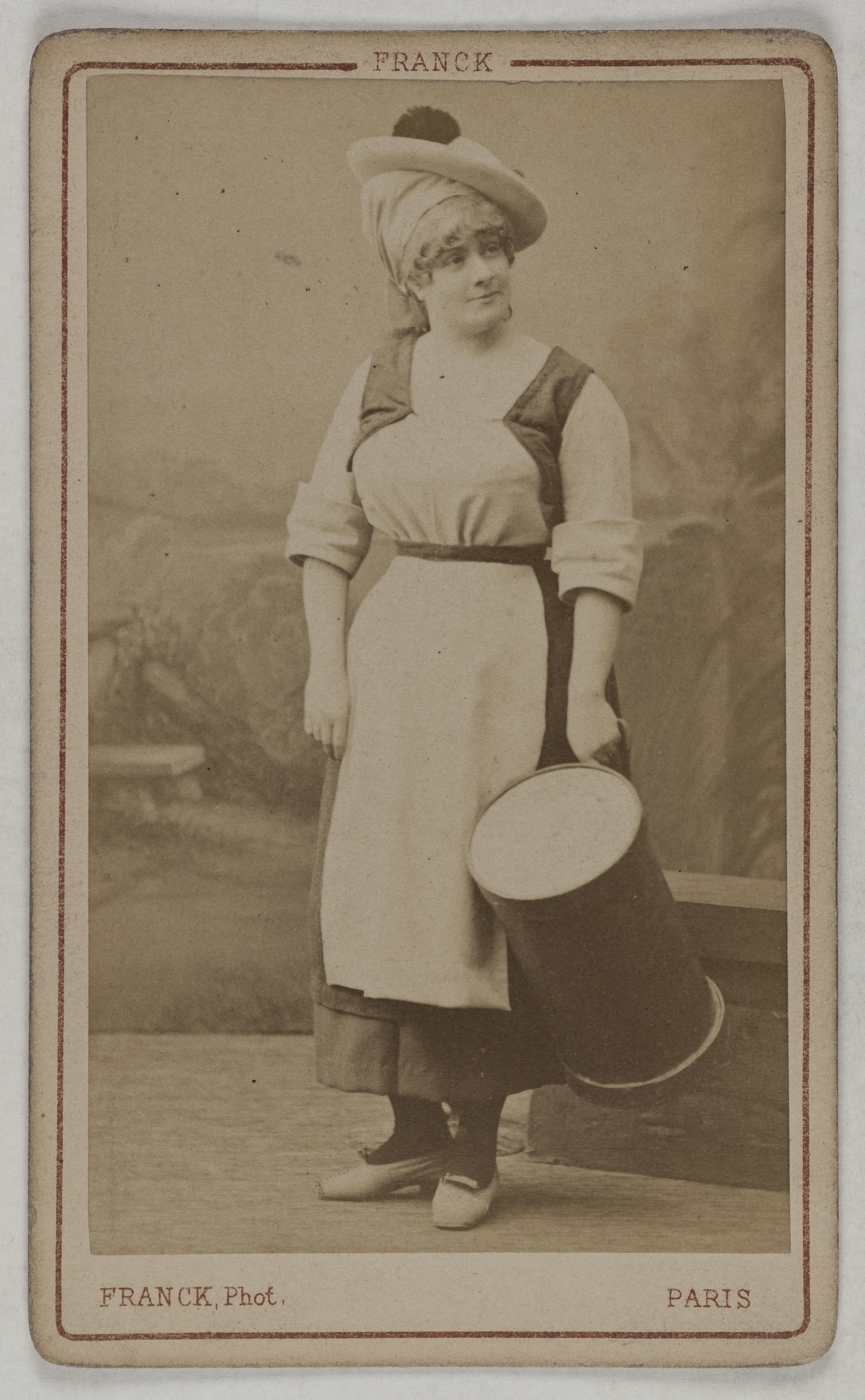 Franck, Portrait de Desclauzas Marie, (née Malvina Ernestine Armand), (1840-1912), (actrice)