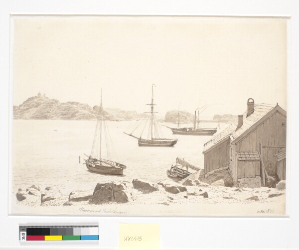 C.W. Eckersberg, Frederiksværn havn ved Larviksfjorden, Norge