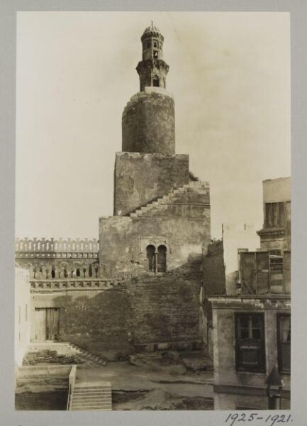 K.A.C. Creswell, Minaret of the mosque of Ahmad ibn Tulun, Cairo