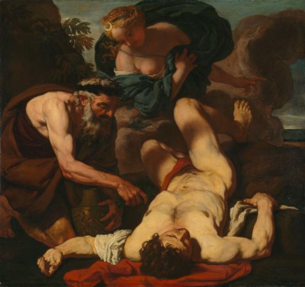Johann Carl Loth, Selene and Endymion (formerly entitled The Death of Orion)