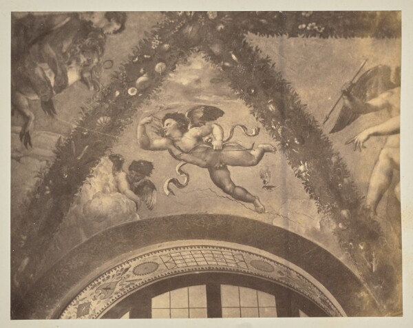 Unknown, [Fresco of Putto with attributes of Cupid by Raphael and his workshop in Villa Farnesina]