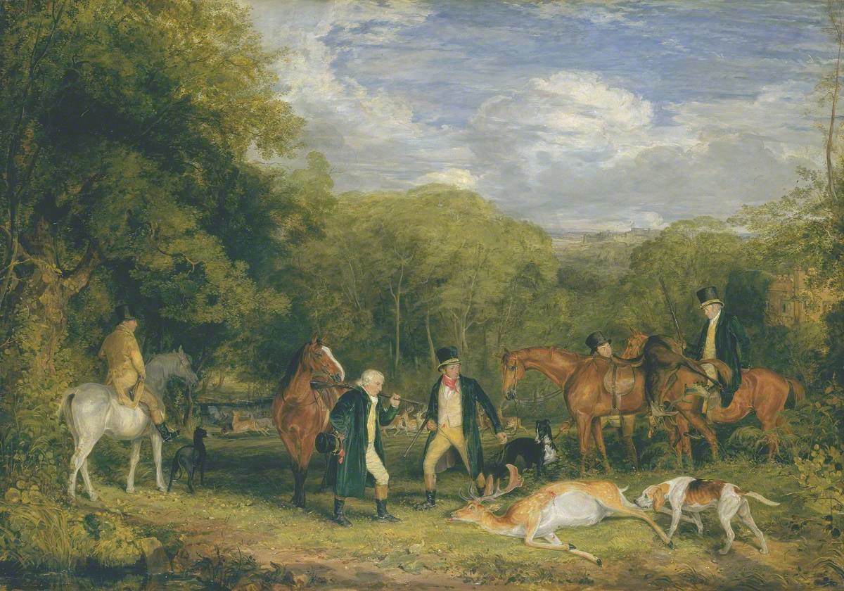 John Frederick Lewis, Buck-Shooting in Windsor Great Park
