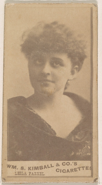 William S. Kimball & Company, Leila Farrel, from the Actresses series (N203) issued by Wm. S. Kimball & Co.