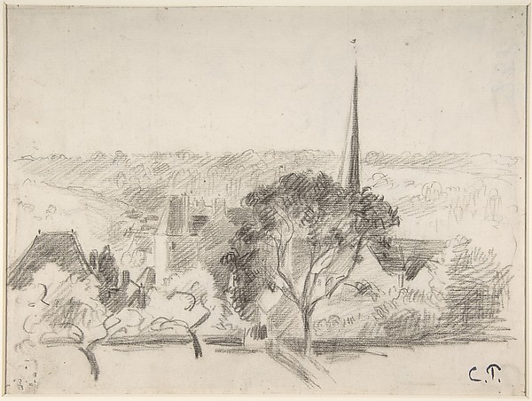 Camille Pissarro, The Church at Eragny