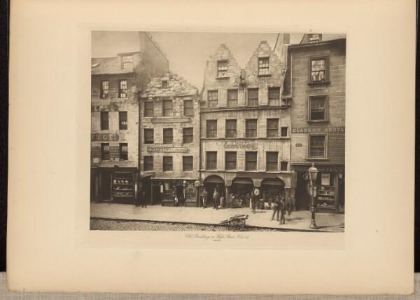 Thomas Annan, Old Buildings in High Street, Nos. 17-27