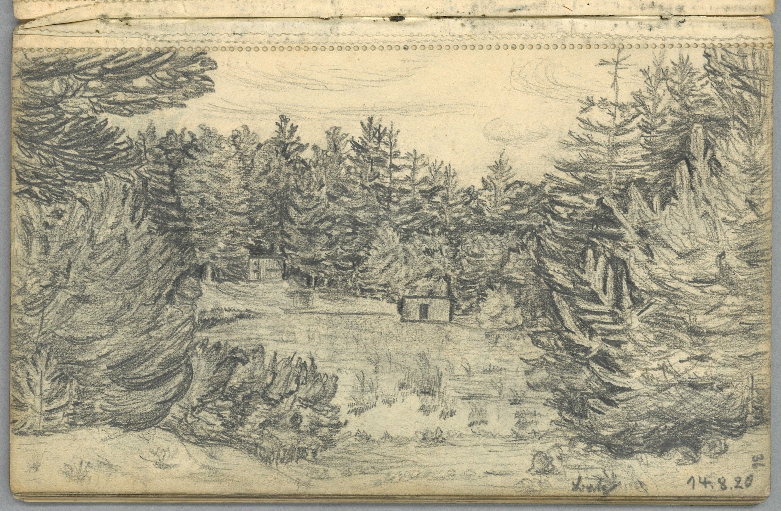 Margarete Wendel, Batz (Holstein): Waldlandschaft