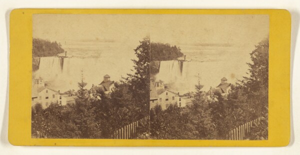 Edward and Henry T. Anthony & Co., Terrapin Tower and Horse Shoe Fall, from Canada Side.