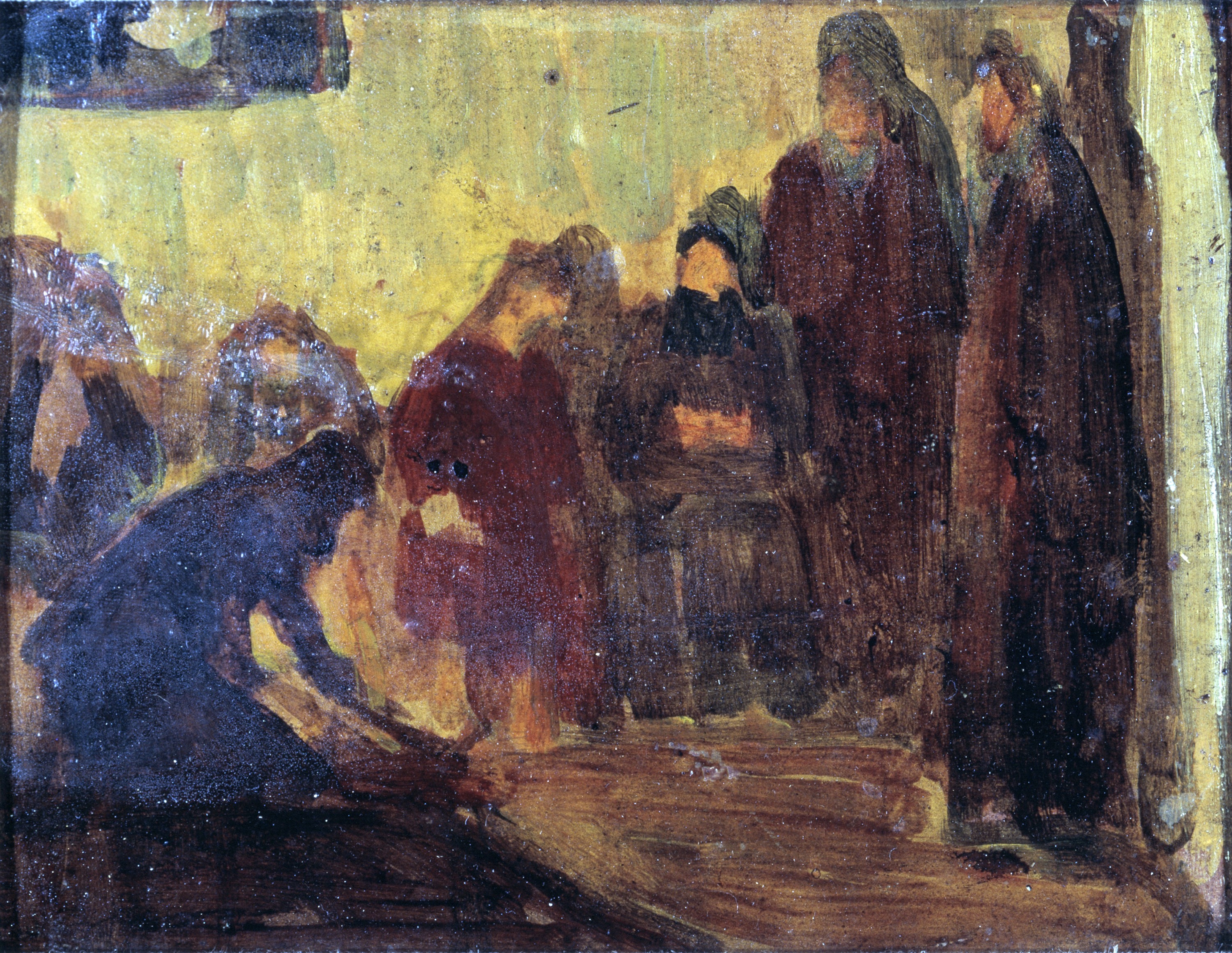 Henry Ossawa Tanner, Study, Christ Washing the Feet of the Disciples
