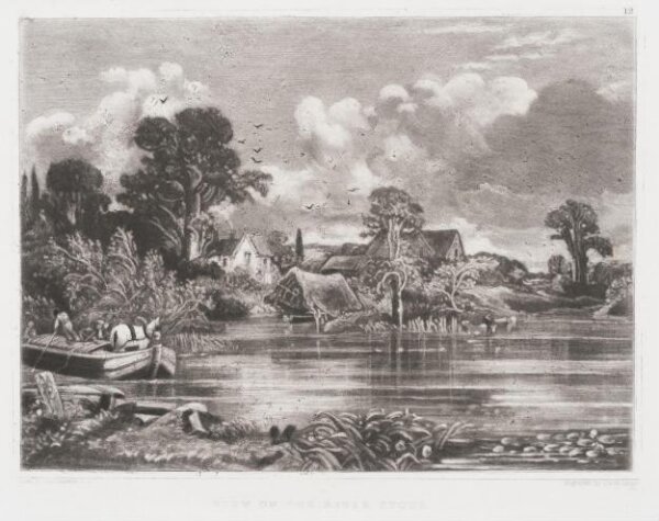 Constable, John RA, VIEW ON THE RIVER STOUR