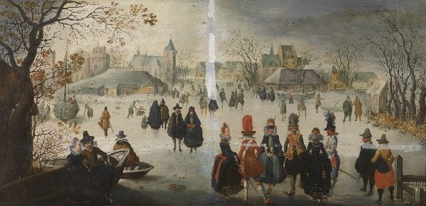 Adam van Breen, Landscape with Skaters