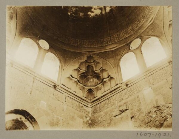 K.A.C. Creswell, Pendentive of dome in an anonymous mausoleum attributed to Mamluk Amir Takizbugha, Cairo