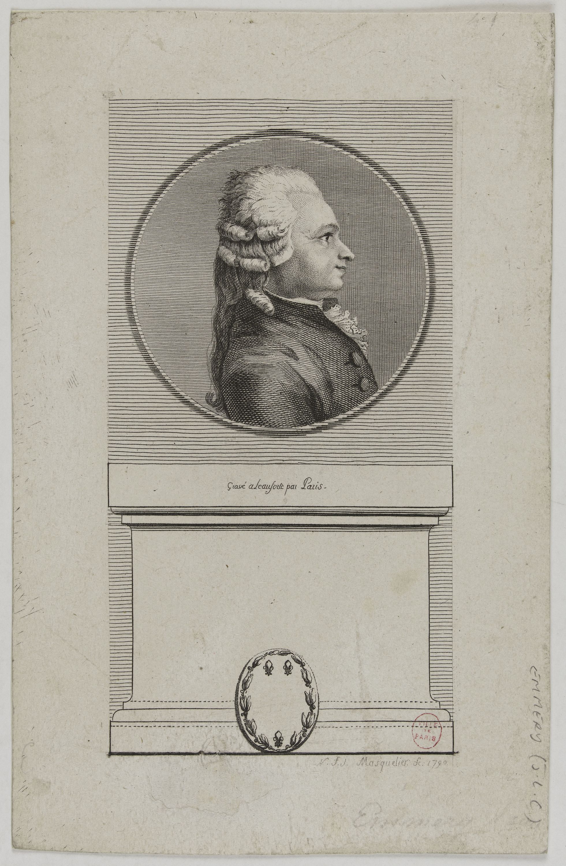 Anonyme, Portrait de M. Emmery l'aîné