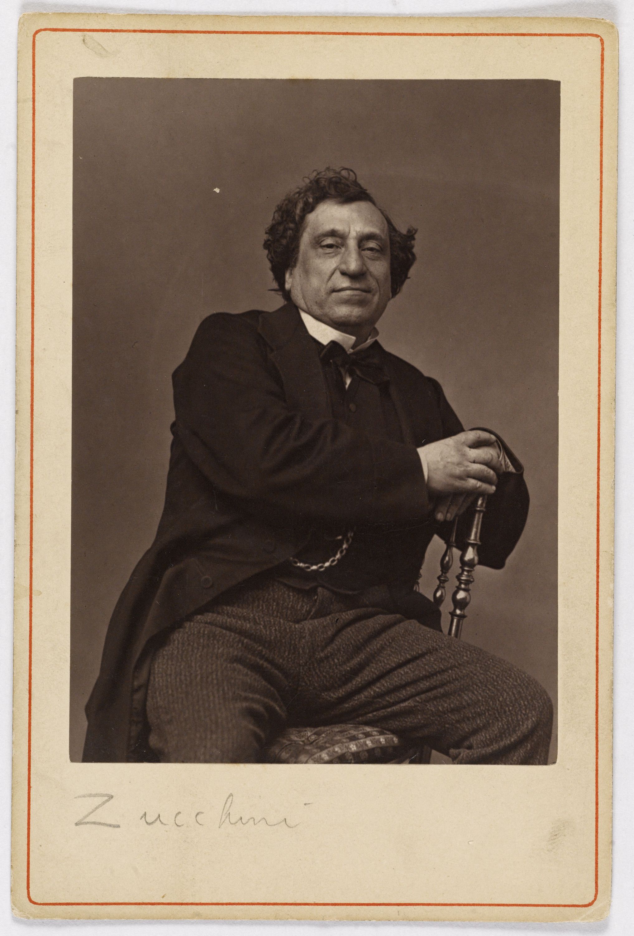 Anonyme, Portrait de Zucchini