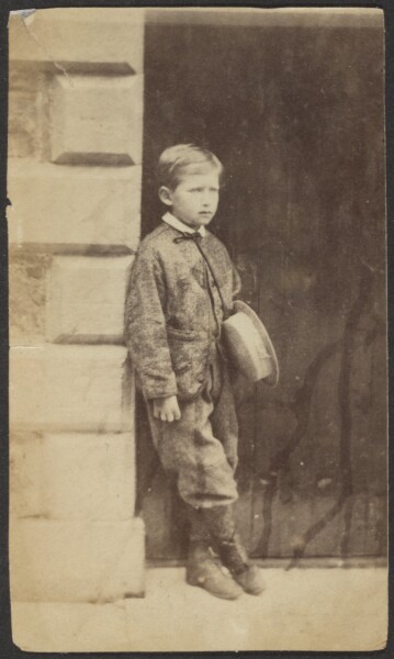 Unknown, [Portrait of a Young Boy in a Doorway]