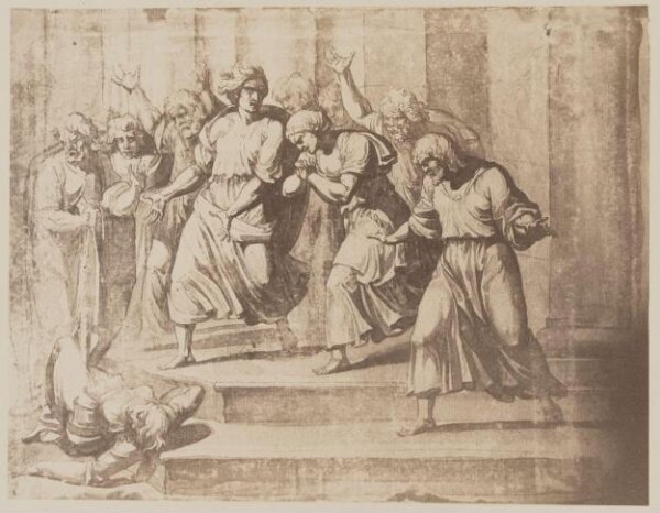 Fratelli Alinari, Death of the wife of Ananius in the temple