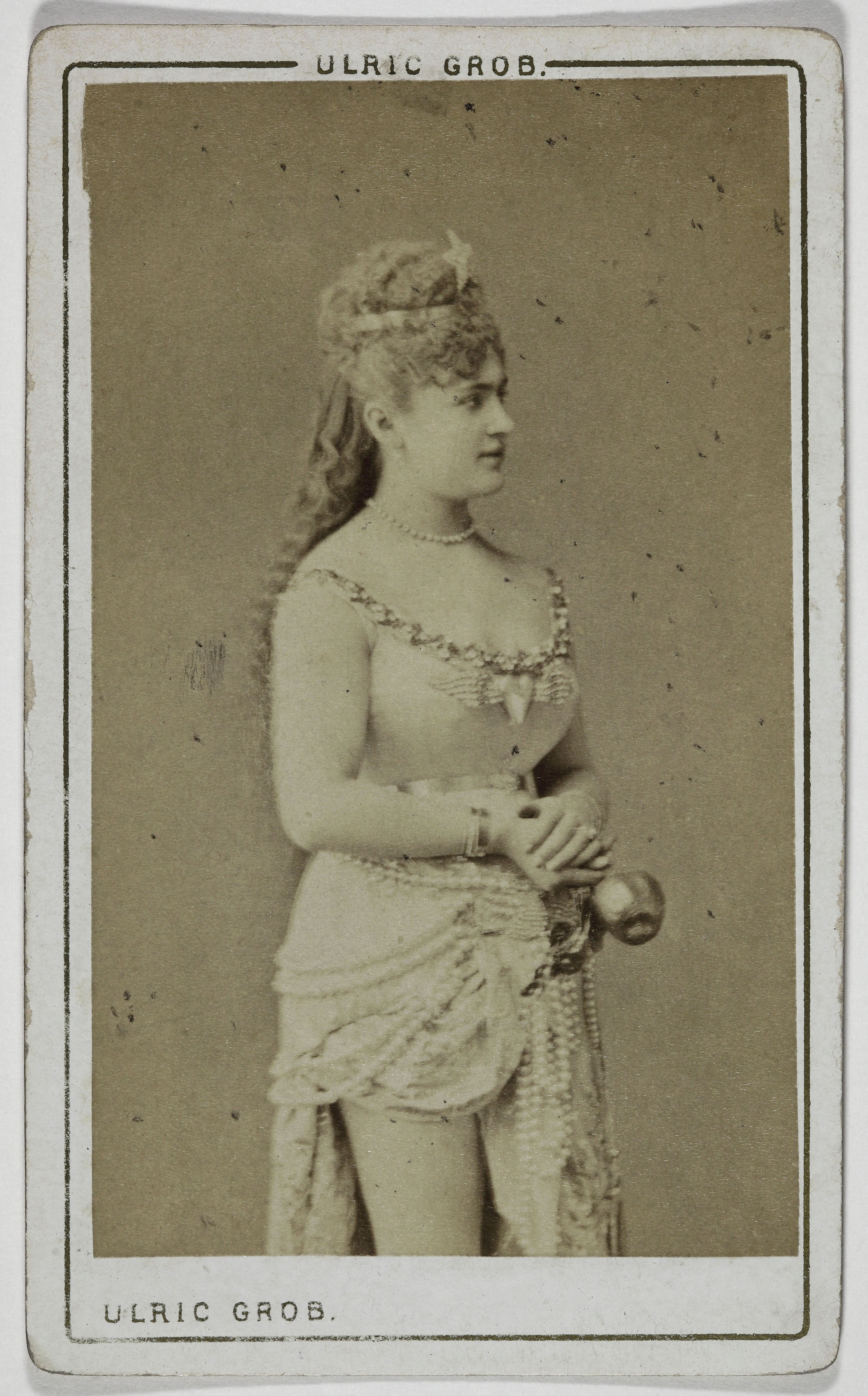 Ulric Grob, Portrait d'Angèle, (actrice)