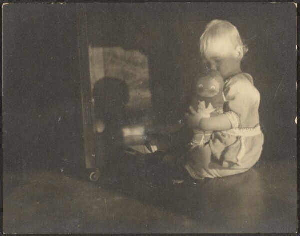 Louis Fleckenstein, [Child with Stuffed Animal]