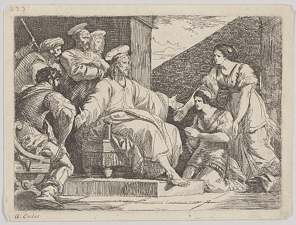 Giuseppe Cades, Christ seated preaching