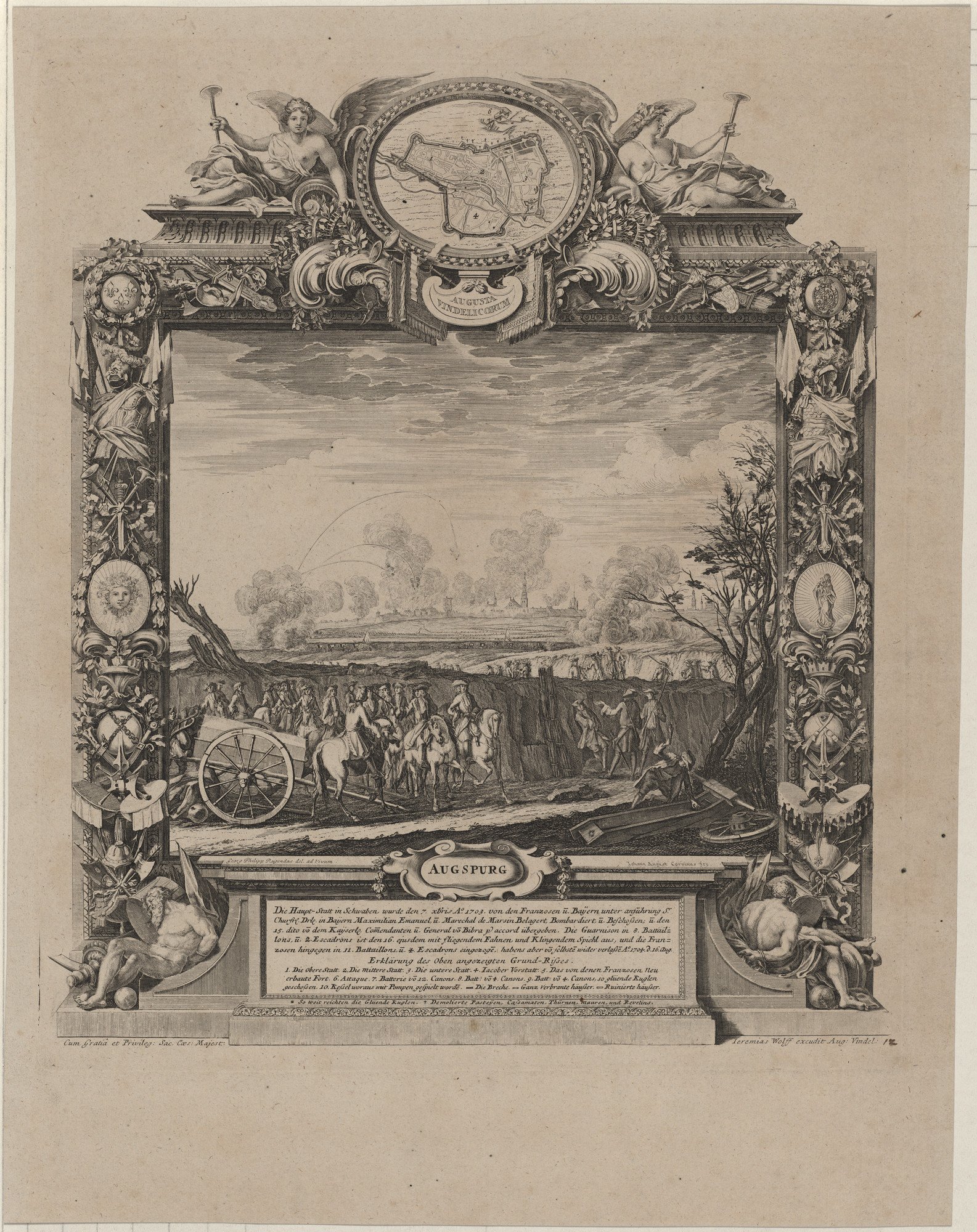 Johann August Corvinus, AUGSPURG