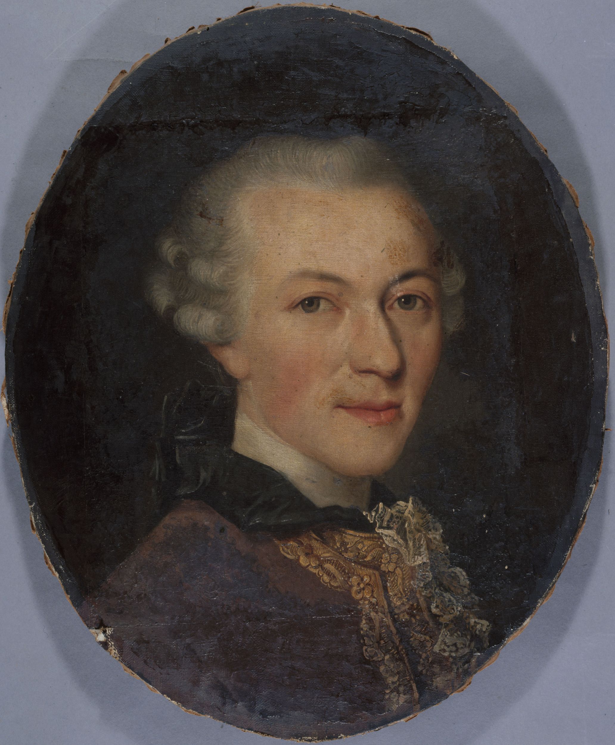 Anonyme, Portrait de Jean-Baptiste Leloir, trisaïeul du peintre Maurice Leloir.